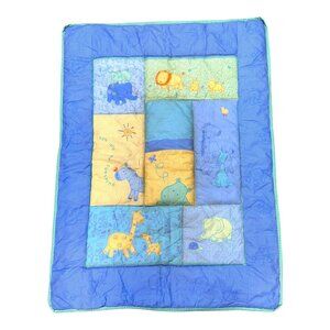 Child Mine Carters Baby Crib Blanket Comforter Jungle You Are My Sunshine Blue
